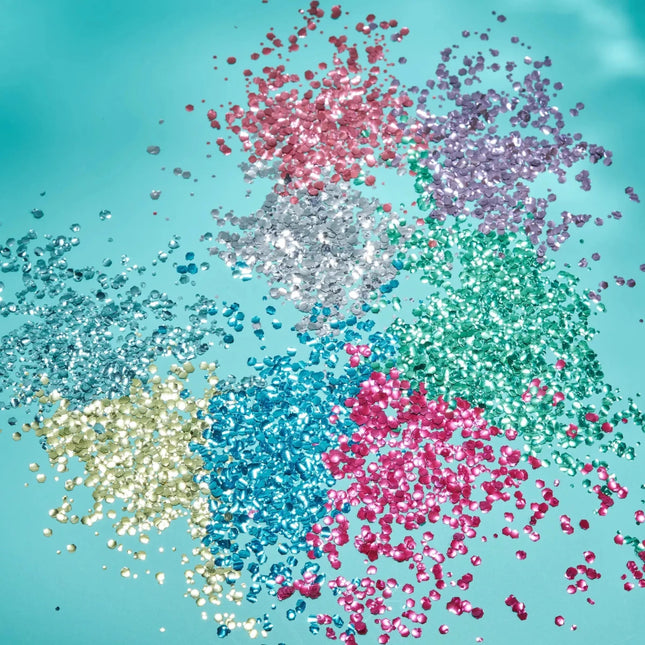 Moon Glitter Bio Chunky Glitter Turquoise 3g van Moon Creations koop je bij Partywinkel