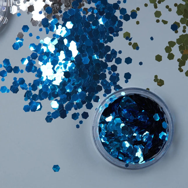 Moon Glitter Classic Chunky Glitter Blue 3g van Moon Creations koop je bij Partywinkel
