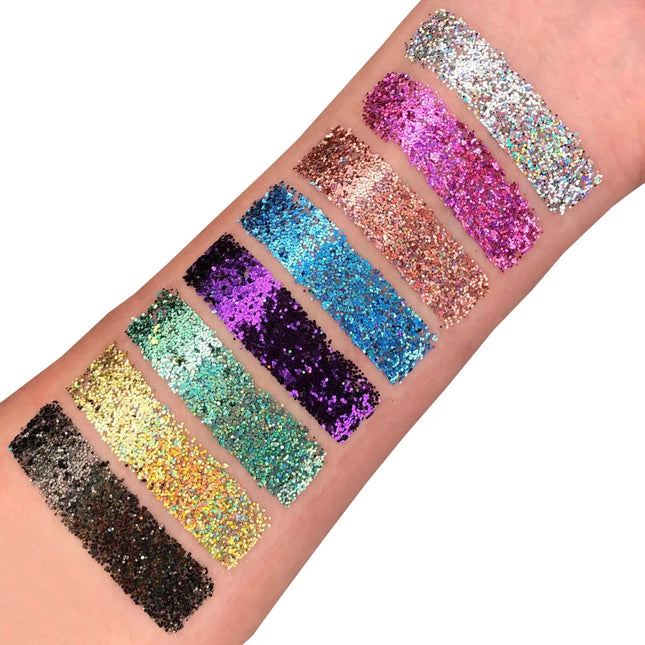 Moon Glitter Holographic Fine Glitter Gel Pink 12ml van Moon Creations koop je bij Partywinkel