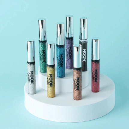 Moon Glitter Holographic Glitter Eye Liner Gold 10ml van Moon Creations koop je bij Partywinkel