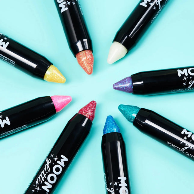 Moon Glitter Iridescent Body Crayons Purple 3.2g van Moon Creations koop je bij Partywinkel