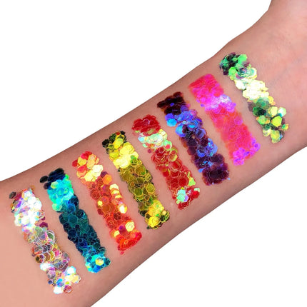 Moon Glitter Iridescent Chunky Glitter Pink 3g van Moon Creations koop je bij Partywinkel