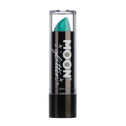 Moon Glitter Iridescent Glitter Lipstick Green 4.2g van Moon Creations koop je bij Partywinkel