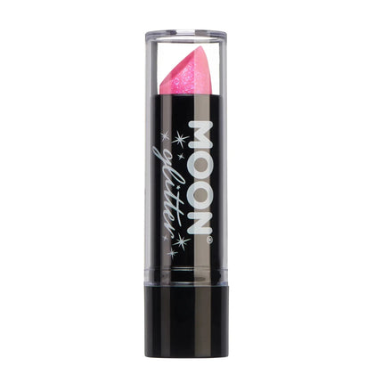 Moon Glitter Iridescent Glitter Lipstick Pink 4.2g van Moon Creations koop je bij Partywinkel