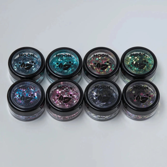Moon Glitter Mystic Bio Chunky Glitter Blossom 3g van Moon Creations koop je bij Partywinkel