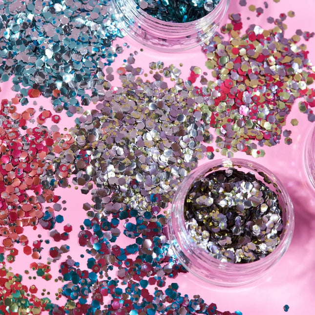 Moon Glitter Mystic Bio Chunky Glitter Champagne 3g van Moon Creations koop je bij Partywinkel