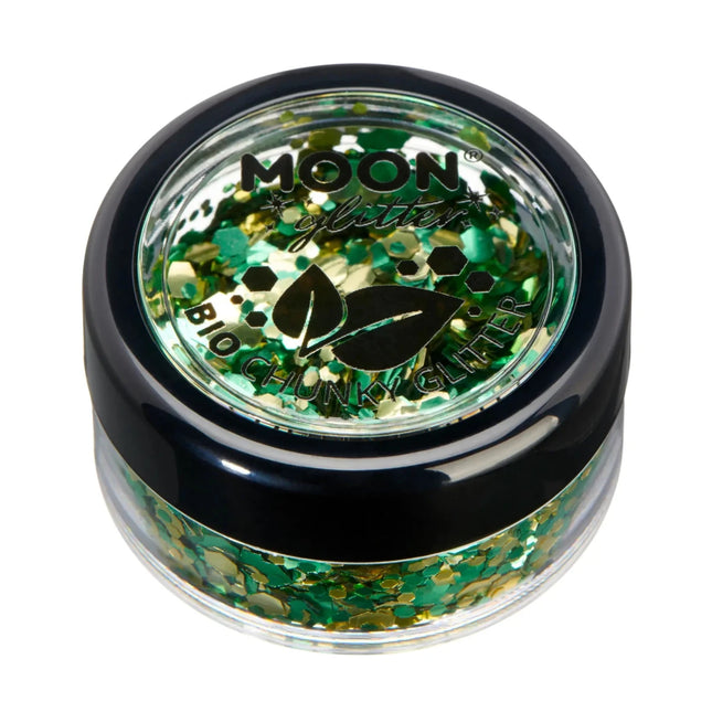 Moon Glitter Mystic Bio Chunky Glitter Shamrock 3g van Moon Creations koop je bij Partywinkel
