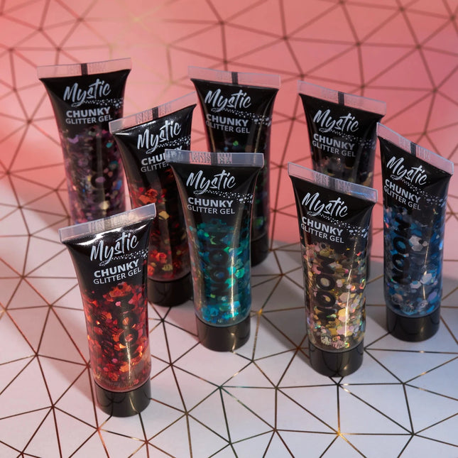 Moon Glitter Mystic Chunky Glitter Gel Autumn 12ml van Moon Creations koop je bij Partywinkel