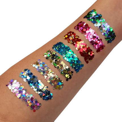 Moon Glitter Mystic Chunky Glitter Gel Galaxy 12ml van Moon Creations koop je bij Partywinkel