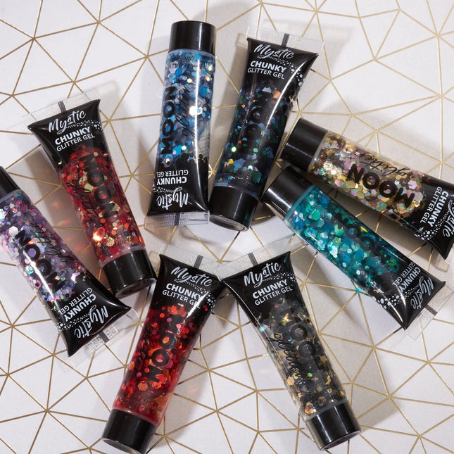 Moon Glitter Mystic Chunky Glitter Gel Valentines 12ml van Moon Creations koop je bij Partywinkel
