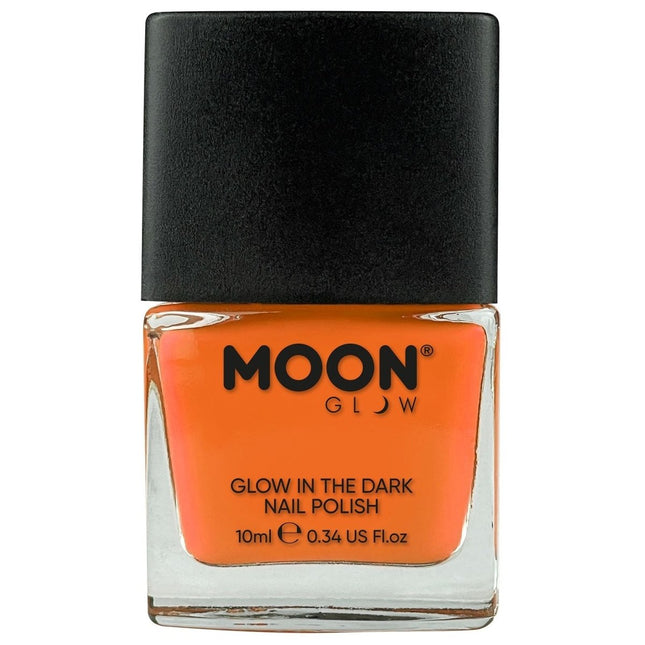 Moon Glow Glow in the Dark Nail Polish Orange 14ml van Moon Creations koop je bij Partywinkel