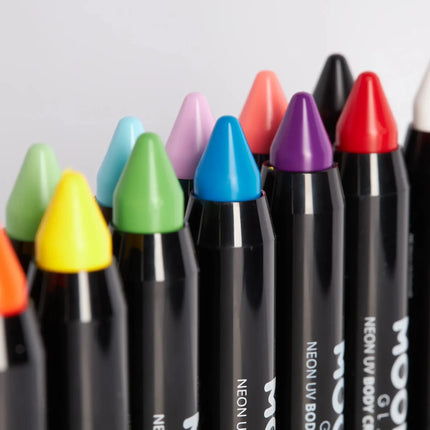 Moon Glow Intense Neon UV Body Crayons Intense Blue 3.2g van Moon Creations koop je bij Partywinkel