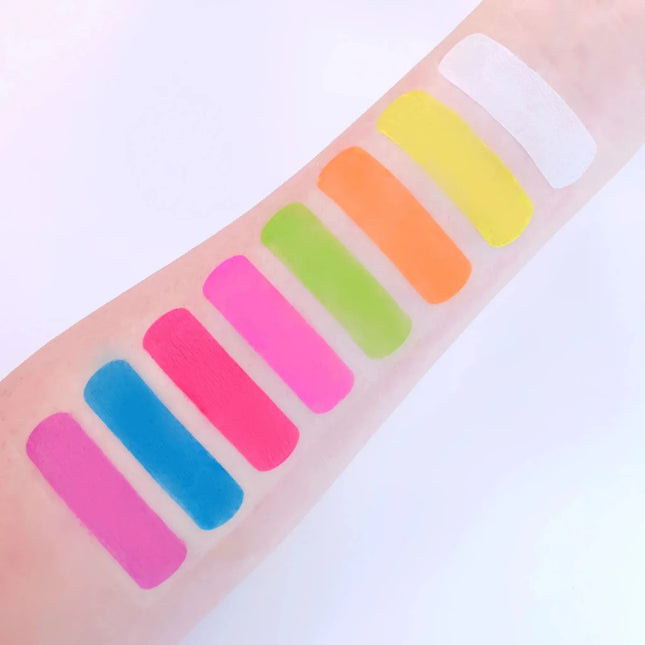 Moon Glow Neon UV Pro Face Paint Intense Blue 36g van Moon Creations koop je bij Partywinkel