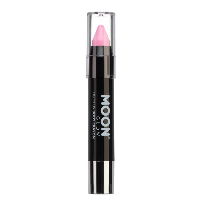 Moon Glow Pastel Neon UV Body Crayons Pastel Pink 3.2g van Moon Creations koop je bij Partywinkel