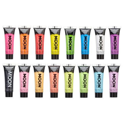 Moon Glow Pastel Neon UV Face Paint Pastel Blue 12ml van Moon Creations koop je bij Partywinkel