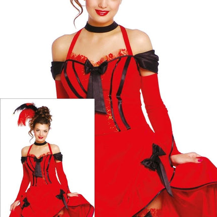 Moulin Rouge Jurk Dames van Fiestas Guirca koop je bij Partywinkel