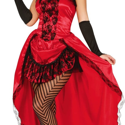 Moulin Rouge Jurk Rood van Fiestas Guirca koop je bij Partywinkel