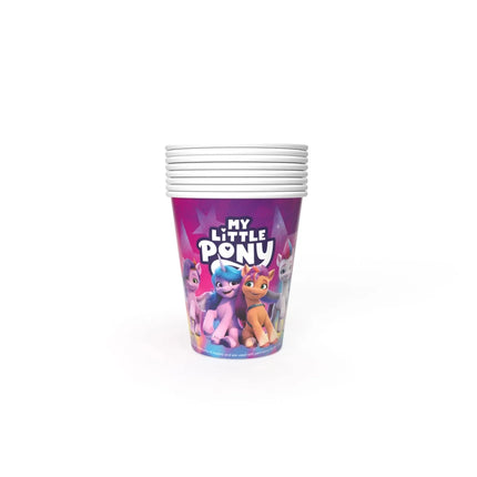 My Little Pony Bekers Paars 250ml 8st van VDV Benefit koop je bij Partywinkel