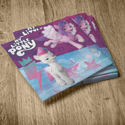 My Little Pony Servetten 33cm 20st van VDV Benefit koop je bij Partywinkel