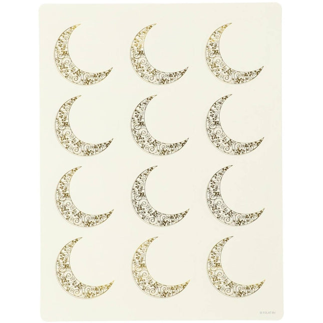 Eid Mubarak Naamstickers 23,5cm 12st van Folat koop je bij Partywinkel