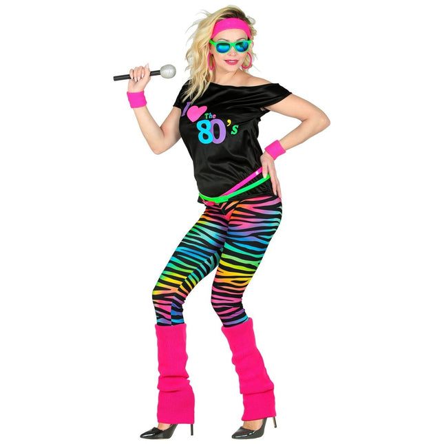 Neon 80S Kostuum Dames van Widmann koop je bij Partywinkel