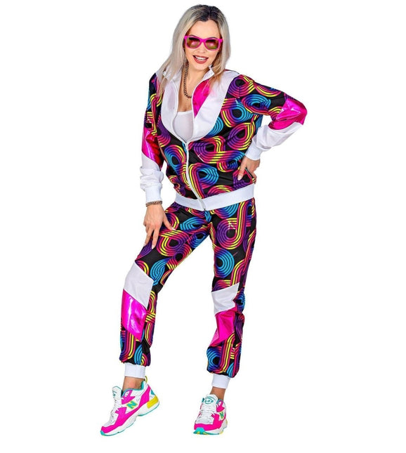Neon 80S Trainingspak Fout Disco van Widmann koop je bij Partywinkel