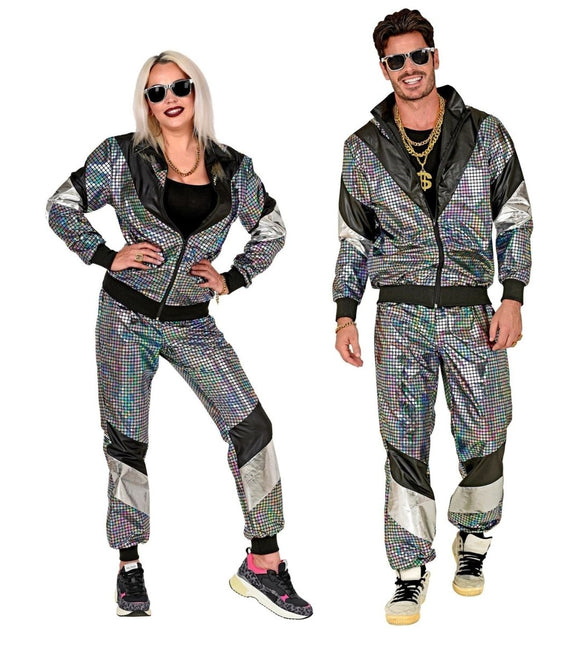Neon 80S Trainingspak Fout Reflecterend van Widmann koop je bij Partywinkel