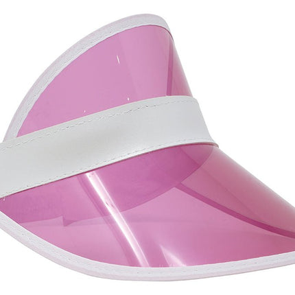 Neon 80S Zonneklep Roze 25cm van Fiestas Guirca koop je bij Partywinkel