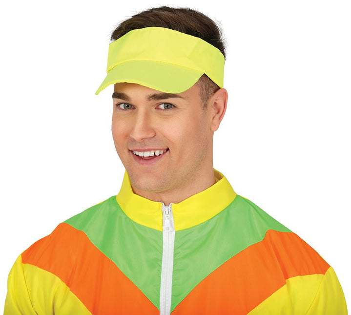 Neon Gele Zonneklep van Fiestas Guirca koop je bij Partywinkel