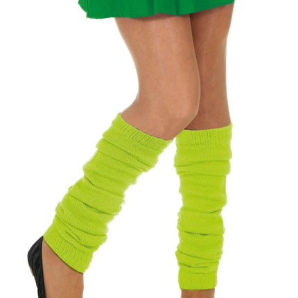 Neon Groene Beenwarmers Luxe van Wilbers & Wilbers koop je bij Partywinkel
