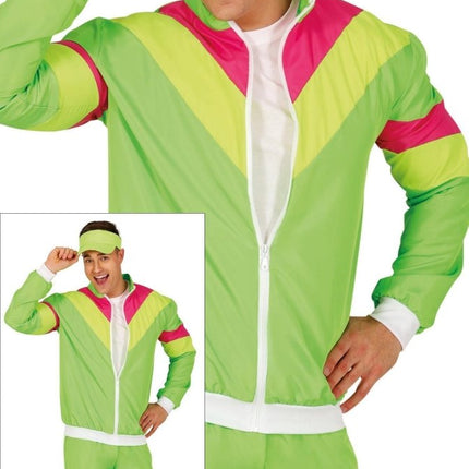Neon Groene Trainingspak Fout Heren van Fiestas Guirca koop je bij Partywinkel