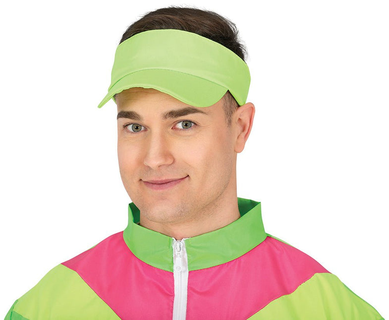 Neon Groene Zonneklep van Fiestas Guirca koop je bij Partywinkel