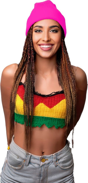 Neon muts roze van Fiestas Guirca koop je bij Partywinkel