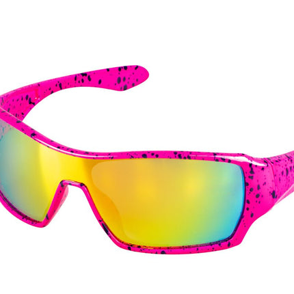 Neon Roze Bril 80'S van Wilbers & Wilbers koop je bij Partywinkel