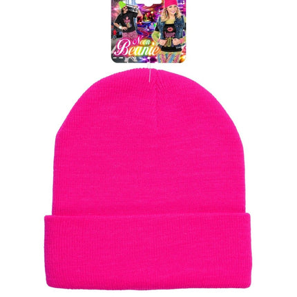 Neon Roze Muts van Widmann koop je bij Partywinkel