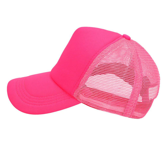 Neon Roze Pet Verstelbaar van Boland koop je bij Partywinkel