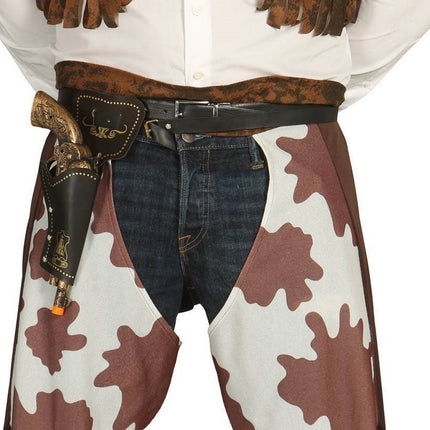 Nep Geweer Revolver Cowboy met Holster 29cm van Fiestas Guirca koop je bij Partywinkel