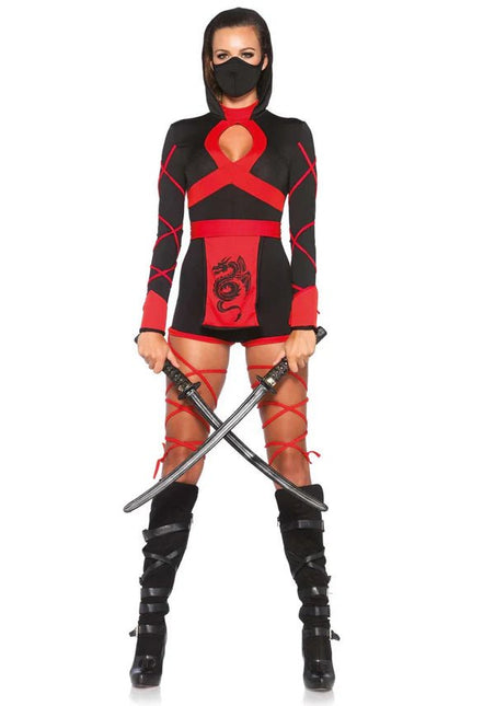 Ninja Pak Dames Bodysuit Leg Avenue van Leg Avenue koop je bij Partywinkel