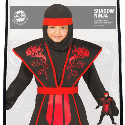Ninja Pak Kind Rood Shadow van Fiestas Guirca koop je bij Partywinkel
