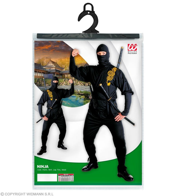 Ninja Pak Zwart Heren van Widmann koop je bij Partywinkel