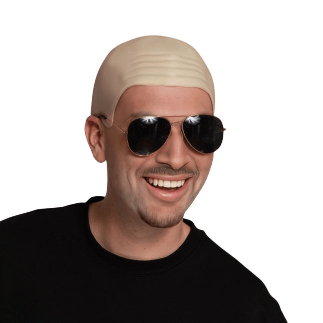 Nude Pruik Kaal van PartyXclusive koop je bij Partywinkel