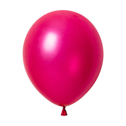 Fuchsiafärgade pärlballonger, 30 cm, 50 st