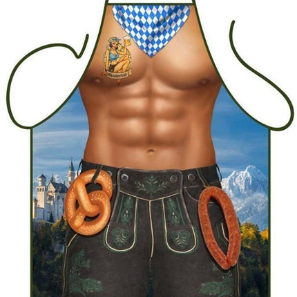 Oktberfest Keukenschort Lederhose van Partychimp koop je bij Partywinkel