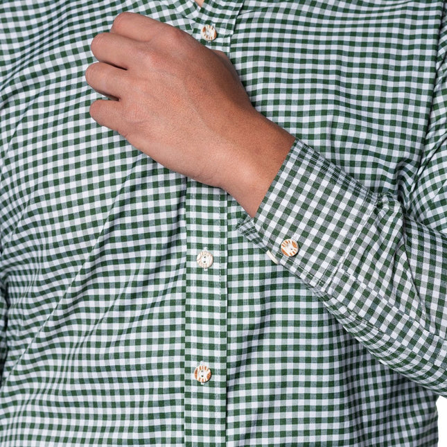 Oktoberfest Blouse Groen Heren van Partychimp koop je bij Partywinkel