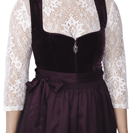 Oktoberfest Blouse Wit Dames Kant van Haus Huberts koop je bij Partywinkel