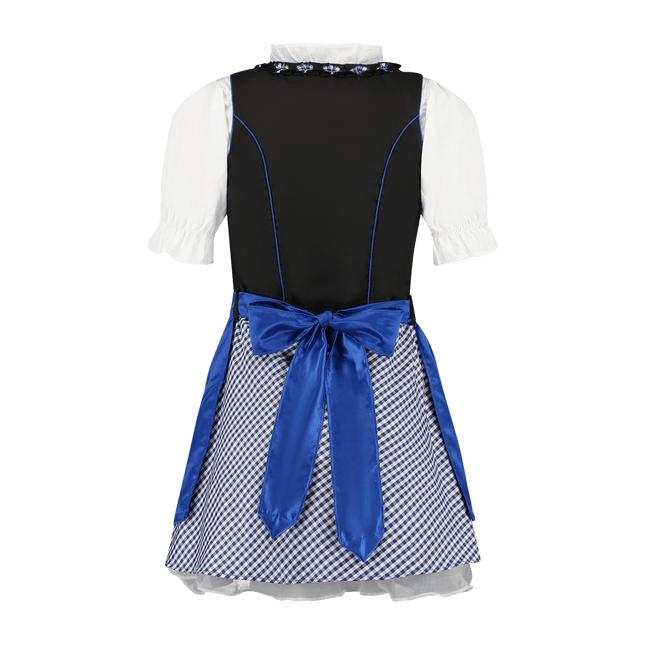 Oktoberfest Dirndl Jurk Oktoberfest Rood Wit Dames Geruit van Haus Huberts koop je bij Partywinkel