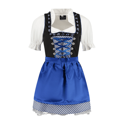 Oktoberfest Dirndl Jurk Oktoberfest Rood Wit Dames Geruit van Haus Huberts koop je bij Partywinkel