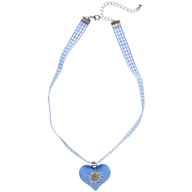 Oktoberfest Ketting Blauw Met Edelweiss van Widmann koop je bij Partywinkel