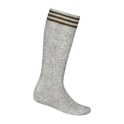 Oktoberfest Kousen Grijs Heren Met Bruine Strepen van Haus Huberts koop je bij Partywinkel