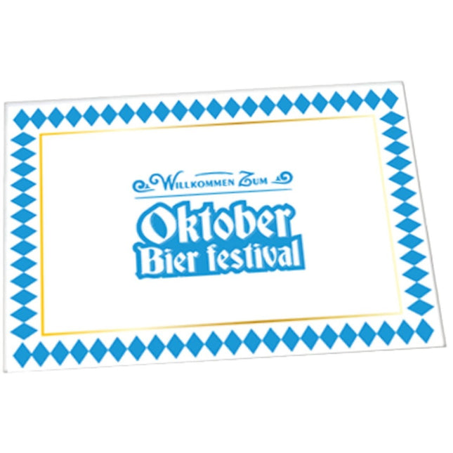Oktoberfest Placemats Oktober Bier Festival 6st van Folat koop je bij Partywinkel
